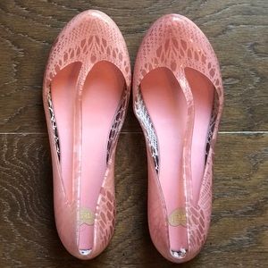 NWOT Mel by Melissa Ice 2 Jelly Flats